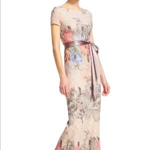 Floral Matelasse gown. BHLDN